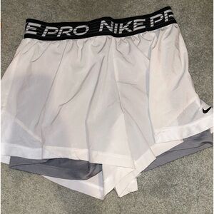 Nike Pro shorts with built-in spandex